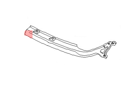 Nissan 62030-7Z800 Reinforce-Front Bumper Center,Inner