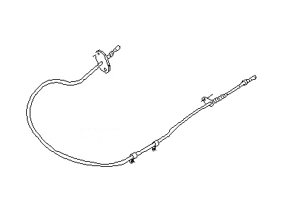 1984 Nissan 720 Pickup Parking Brake Cable - 36400-36W60