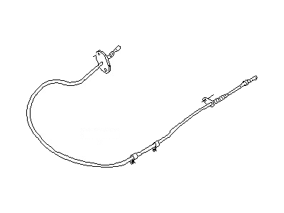 1985 Nissan 720 Pickup Parking Brake Cable - 36400-04W01