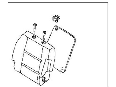 Nissan 87600-ZZ51B Back Assembly Front Seat