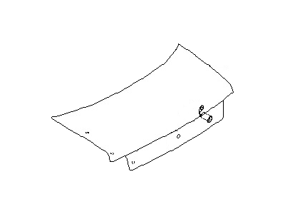 Nissan 84300-60A31 Lid Trunk