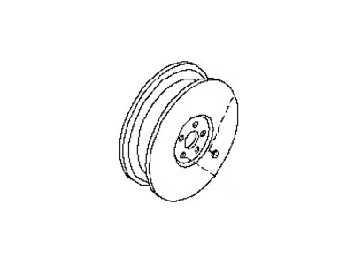 Nissan 40300-3TA4A Aluminum Wheel