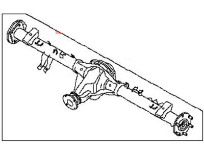 Nissan 43003-9FF0A Axle Assy-Rear W/O Brake