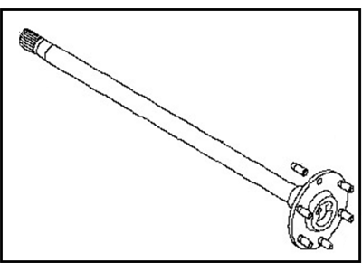 Nissan 38164-8S10B Shaft-Rear Axle