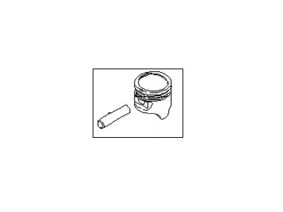 Nissan A2010-EZ31C Piston W/PIN R/H Guard 2