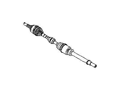 Nissan 39100-9KH0A Shaft Assembly-Front Drive RH