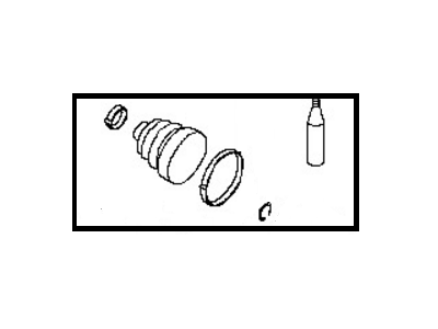 Nissan C9741-ED00A Repair Kit-Dust B00T,Inner