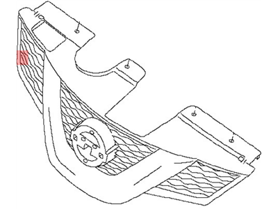 Nissan 62310-9TG1B Grille Radiator