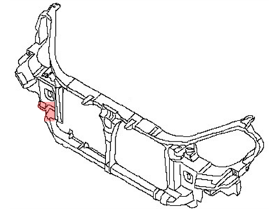 Nissan 62500-ZK30A Support Assembly - Radiator Core