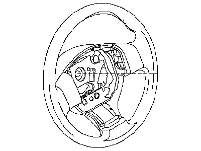 Nissan 48430-ZW46D Steering Wheel Assembly W/O Pad