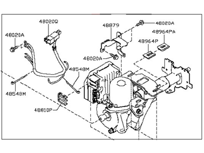 Nissan 48811-3NA0B Control Unit Motor Assembly-Eps