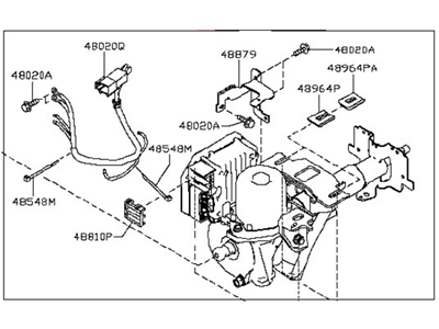 Nissan 48811-3NA0A Control Unit & Motor Assembly-Eps