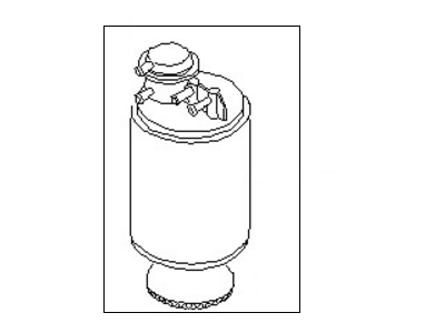 Nissan 14950-F5400 CANISTER Assembly EVAPORATION