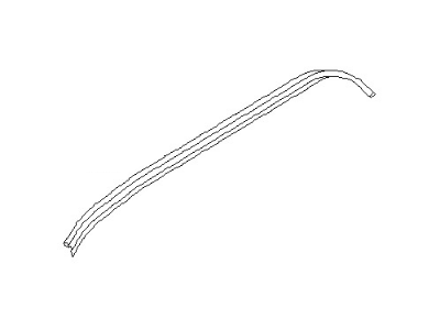 Nissan 76842-0W011 WEATHERSTRIP - Front Door Outside, RH