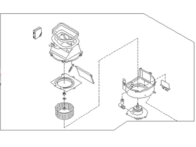Nissan 27200-F4301 Blower Assy-Front