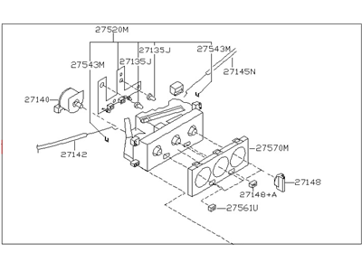 Nissan 27510-7Z101 Control Assembly