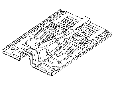 Nissan Datsun 810 Floor Pan - 74312-W4300