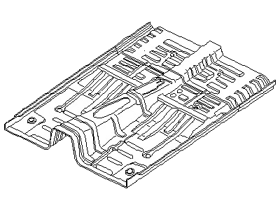 Nissan 74312-W1030 Floor Front