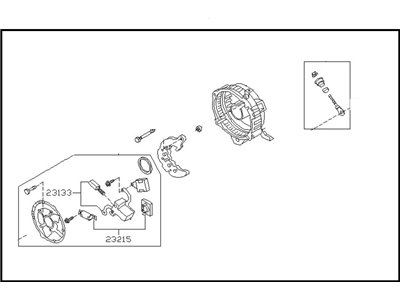 1996 Nissan 200SX Alternator Case Kit - 23127-0M800