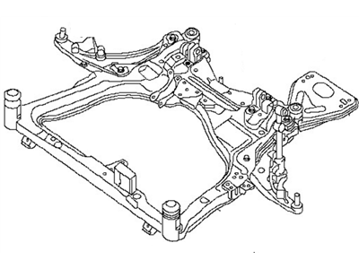 2016 Nissan Altima Front Cross-Member - 54400-4RA0D