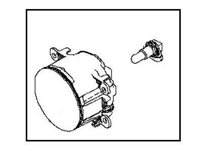 Nissan 26150-3NB0A Lamp Assembly-Fog,RH