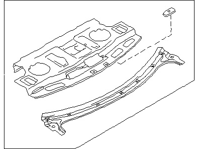 79400-65F00 Nissan Parcel Shelf,W/REAR Waist Illustration 1 of 1