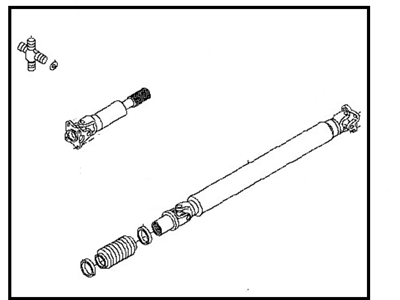 Nissan 37200-ZP90A Shaft Assembly PROPELLER