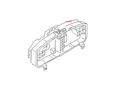 1991 Nissan Sentra Instrument Cluster - 24814-64Y67