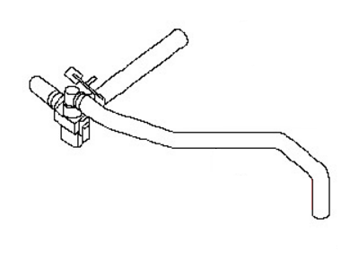 Nissan 92400-7S510 Hose-Heater,Inlet