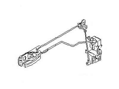 Nissan 280ZX Door Latch Assembly - 80500-P7101