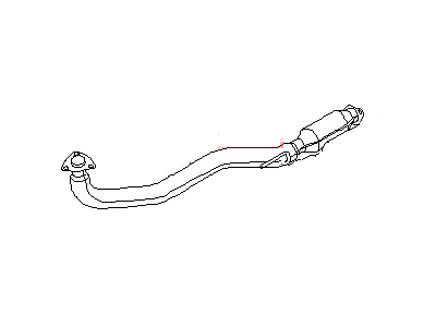 Nissan 300ZX Exhaust Pipe - 20020-30P15