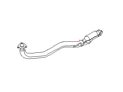 1993 Nissan 300ZX Exhaust Pipe - 20020-30P15