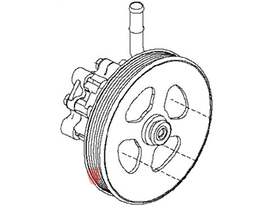 2020 Nissan NV Power Steering Pump - 49110-EZ30B