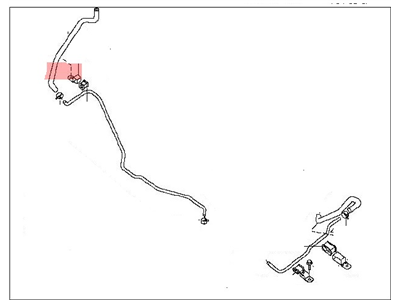 Nissan 49721-7S001 Hose And Tube Assembly