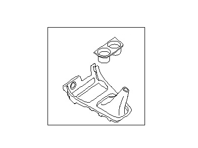 Nissan 96935-4Z804 Boot Console