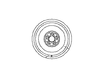 Nissan 40300-4CE7A Spare Tire Wheel Assembly