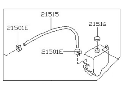 Nissan 21710-31U00 Tank Assy-Reserve