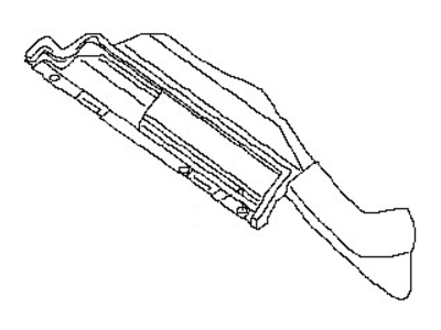 Nissan 16554-ZK30A Duct Assembly-Air