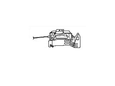 Nissan 88534-1JA1D Cable Assembly-RECLINING,2ND Seat