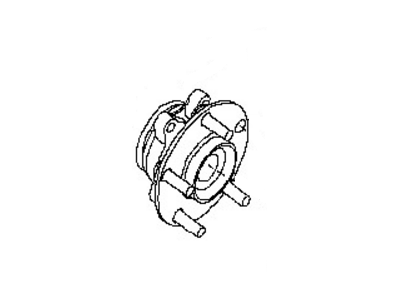 Nissan 40202-3JA1A Hub Assembly Road Wheel