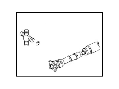 2001 Nissan Xterra Drive Shaft - 37200-4S100