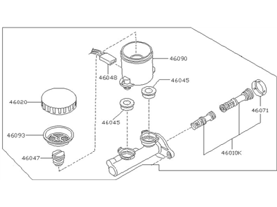 Nissan 46010-41F20 Cylinder ASY-Brake