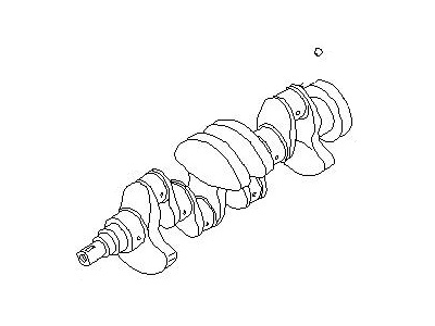 Nissan 12201-57E80 CRANKSHAFT Assembly