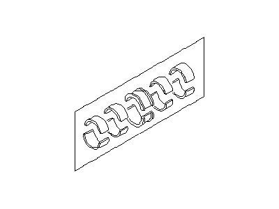 Nissan 12207-17M00 Main Bearing Std