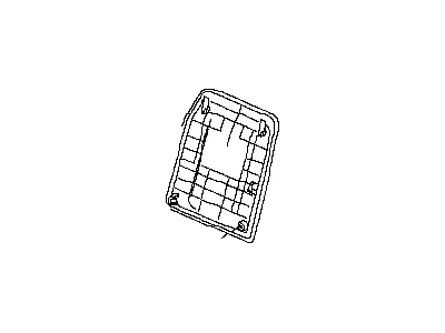 Nissan 87690-EA202 Board Assy-Front Seat Back