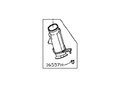 Nissan 16554-6MA1B Air Duct