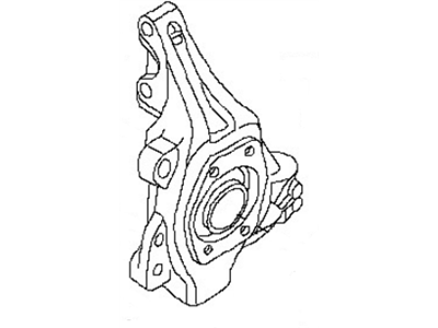 Nissan 40015-JA00A Spindle-KNUCKLE,LH