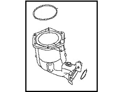 Nissan B08A3-1JS0A Three Way Catalytic Converter