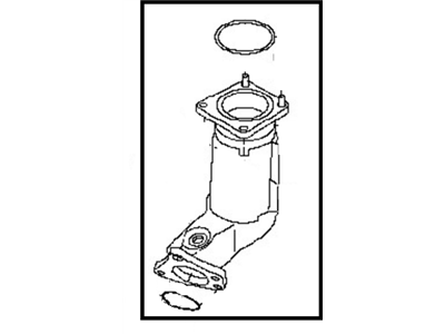 2017 Nissan Quest Catalytic Converter - B08A2-3JW0A