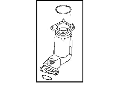 thumbnail image 2 of EXCLUSIVE Bank2 Manifold Catalytic Converter – Nissan Murano 3.5L 2003-2007 – EPA Certified 2 of 5